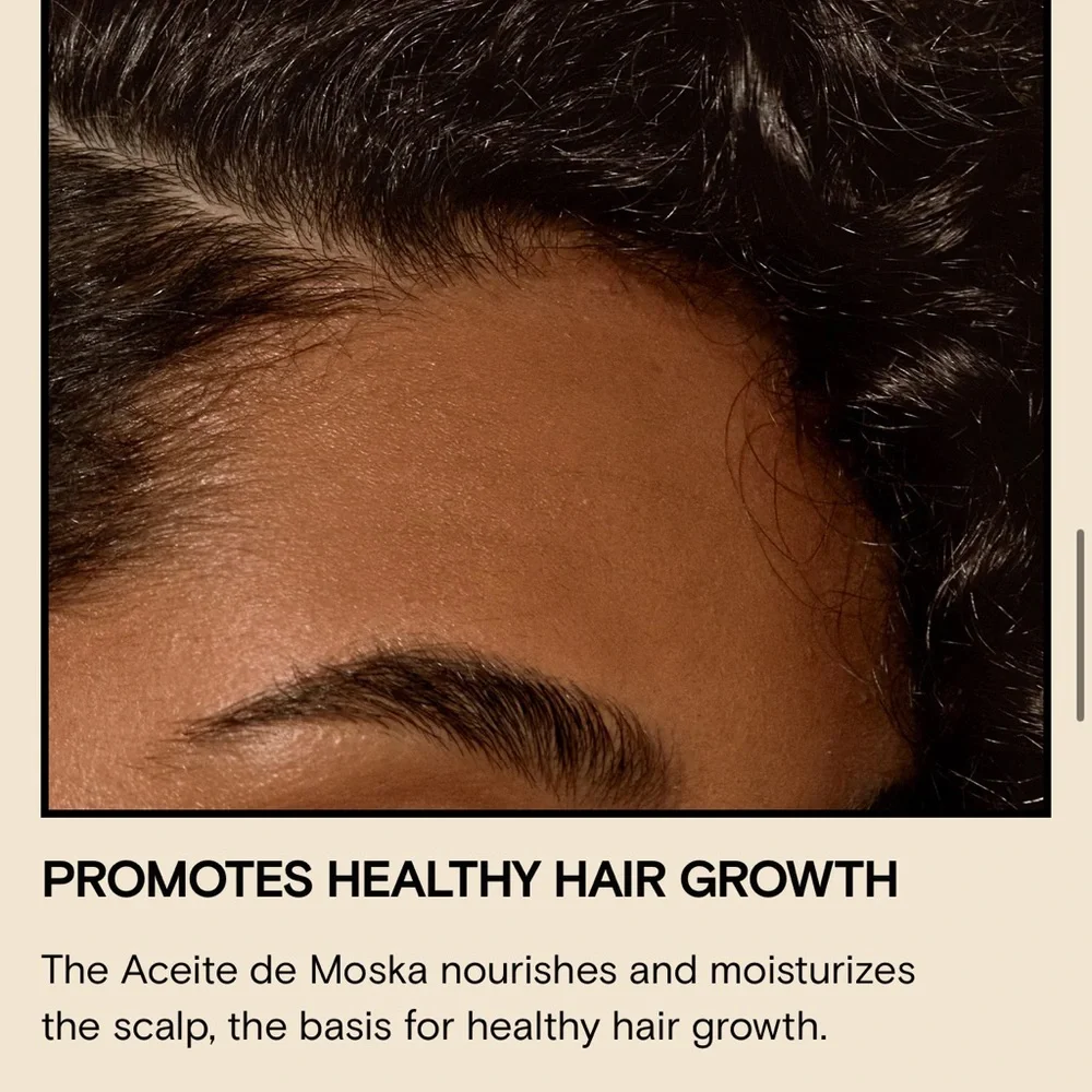 Ceremonia ACEITE DE MOSKA pre shampoo nourish balance scalp itchy, dry, flaky